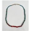 Image 2 : Southwest Turquoise Howlite Heishi Necklace