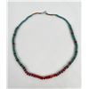 Image 3 : Southwest Turquoise Howlite Heishi Necklace