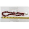 Image 4 : Large Chunky Red Howlite Nugget Necklace