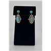 Image 1 : Navajo Sterling Silver Turquoise Earrings