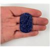 Image 1 : Chinese Carved Lapis Lazuli Dragon Pendant