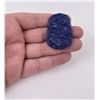 Image 1 : Chinese Carved Lapis Lazuli Dragon Pendant