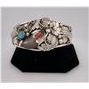 Image 1 : Jerry Thompson Navajo Sterling Bear Claw Bracelet
