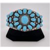 Image 1 : Zuni Sterling Petit Point Turquoise Bracelet