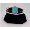 Image 1 : Navajo Sterling Silver Turquoise Bracelet