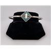 Image 1 : Zuni Chip Inlay Sterling Silver Bracelet