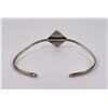 Image 3 : Zuni Chip Inlay Sterling Silver Bracelet