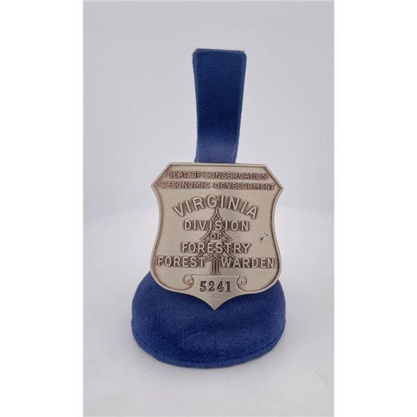USFS Forest Service Virginia Forest Warden Badge