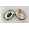 Image 4 : Malachite Sterling Silver Pill Box