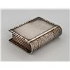 Image 2 : Antique Sterling Silver Book Snuff Pill Box