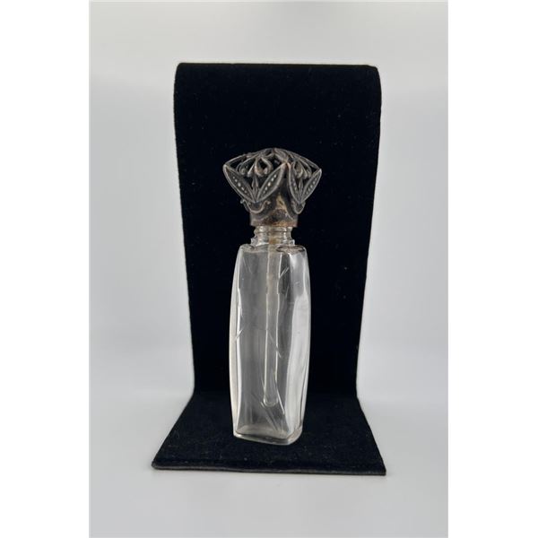 Sterling Silver Crystal Perfume Bottle