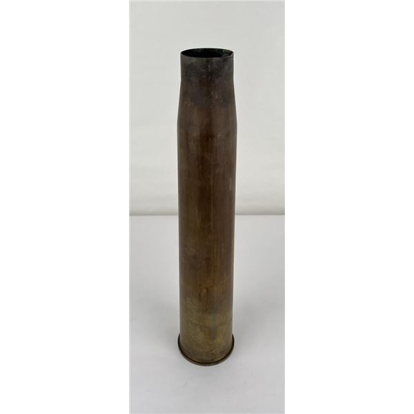 WW2 57mm 6 Pounder Brass Artillery Shell Case