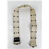 Image 2 : WW2 US Army MP White Web Pistol Belt