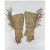 Montana Frontier Fringed Leather Riding Gloves