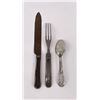 Image 2 : Indian Wars Mess Kit Knife Fork Spoon