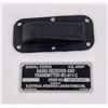 Image 1 : WW2 Data Plate and Push Button Cover