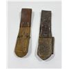Image 2 : Lot of 2 WW2 European Bayonet Frogs