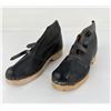 Image 1 : WW2 German Leather and Wood Clogs