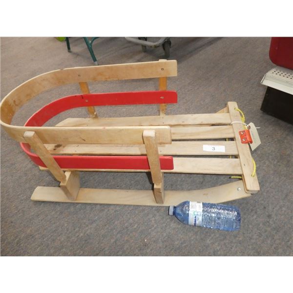 Vintage Wooden sleigh