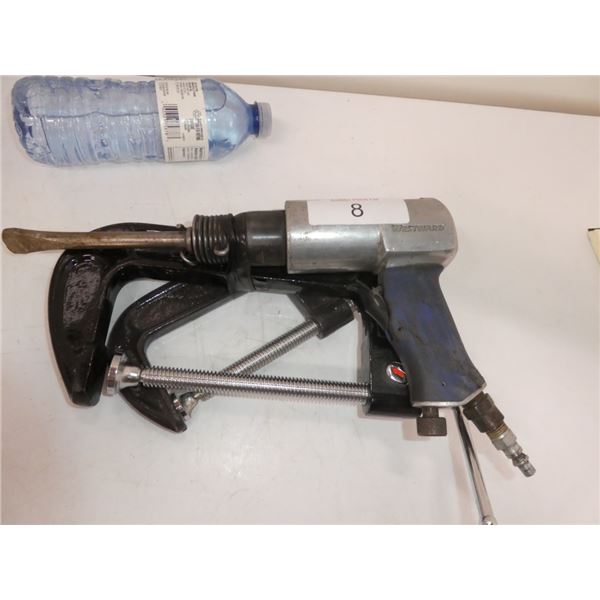 pneumatic hammer & C clamps