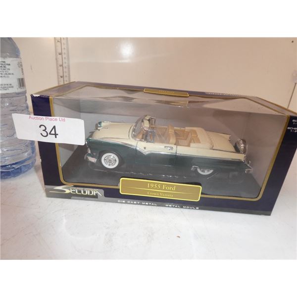 1955 Ford Crown Victoria die cast metal model car