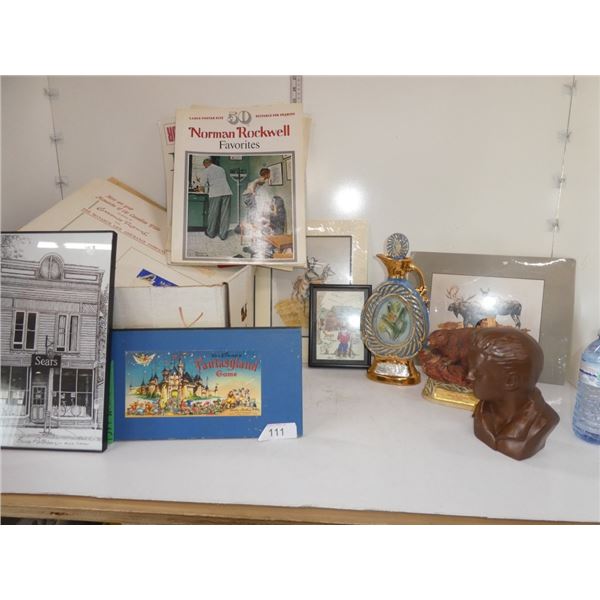 Norman Rockwell book, Fantasyland game, art