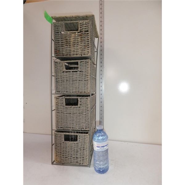 4-tier storage baskets