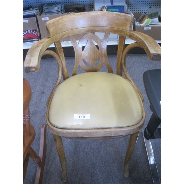 vintage wooden chair