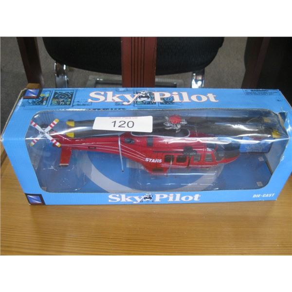 Sky Pilot die cast model STARS helicopter