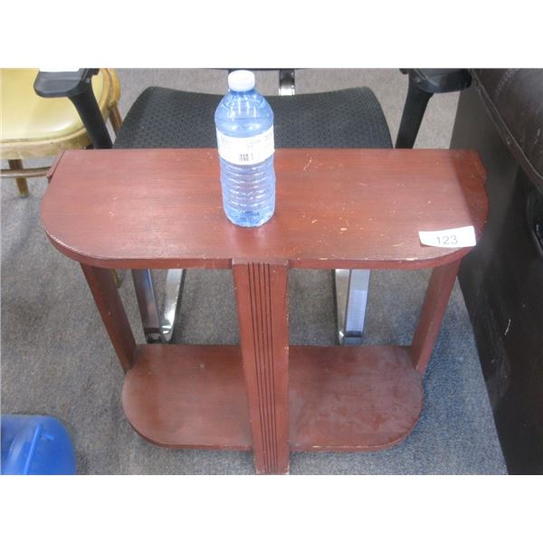 wooden side table