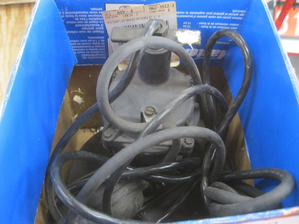 Mastercraft submersible sump pump