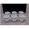 Image 1 : Vintage Set of 6 1960s 70s Pyrex Spring Blossom Mugs  #1410