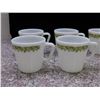 Image 2 : Vintage Set of 6 1960s 70s Pyrex Spring Blossom Mugs  #1410