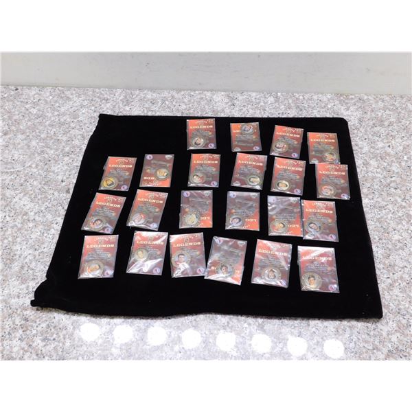 Canadian Hockey Legends Pin Set 1-22