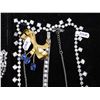 Image 5 : 41 Pcs Assorted Rhinestone, Brooches, Earrings, Some Sterling Jewelry