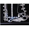 Image 6 : 41 Pcs Assorted Rhinestone, Brooches, Earrings, Some Sterling Jewelry