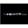 Image 4 : Ladies Sterling Bracelet 8" Abalone