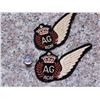 Image 1 : Lot of 3 Patches AGRCAF and 1 Year Royal Canadian Air Cadets Sterling Silver Pin