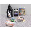 Image 1 : Lot of Assorted Toys Nightmare Before Christmas, Sealed Roger Rabbit DVD, Galaga My Arcade, Kree-O