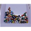 Image 5 : Lot of 2 Bag of Vintage Marbles and "YOGO" Trio Family Puzzle Pak