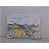 Image 1 : Leah Kalluk Inuit Original Acrylic on Art Board Arctic Bay E5-916 Camping Scene
