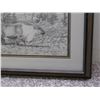 Image 2 : Framed Caribou Bernie Brown 1989 141/265 Art Print Label of Providence on Back