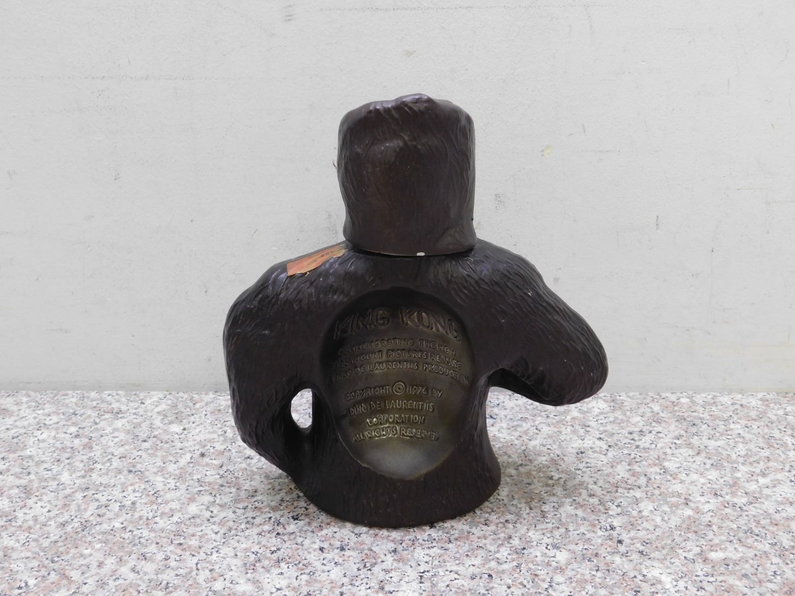 Jim Beam Whisky "King Kong" Decanter Jug Bottle 1976
