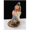 Image 2 : "Wolf Song" Aboriginal Native Shaman and Wolf Singing Statue