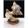 Image 3 : "Wolf Song" Aboriginal Native Shaman and Wolf Singing Statue