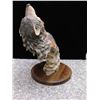 Image 4 : "Wolf Song" Aboriginal Native Shaman and Wolf Singing Statue