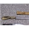 Image 2 : Lot of 2 Knives with Sheaths Carved Horn Handle, Regrilo Bolo, Atitlan