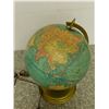 Image 4 : Vintage Light Up Globe Plasti-Lite George Cram 12" Iluminated