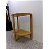 Image 4 : Table Shelving Unit 2 Tier Half Moon Circle Side Table