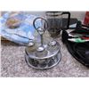Image 2 : Lot of Kitchenware, Electric Knife, Utensils, Placemats, French Press, Cruet Set, Etc